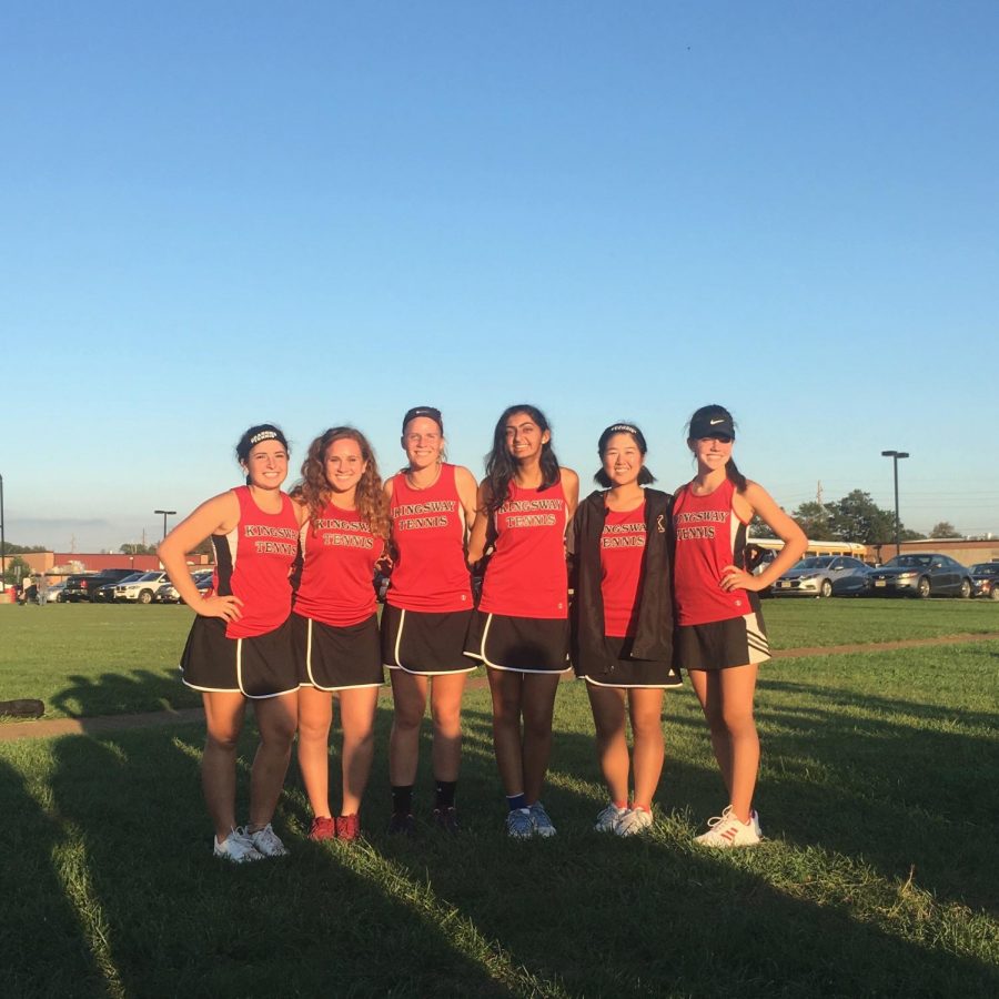 (Left to right) Sydney Maroney, Gillian Morganstein, Theresa Reed, Zalak Modi, Madison Lanham, Ashley Jirik